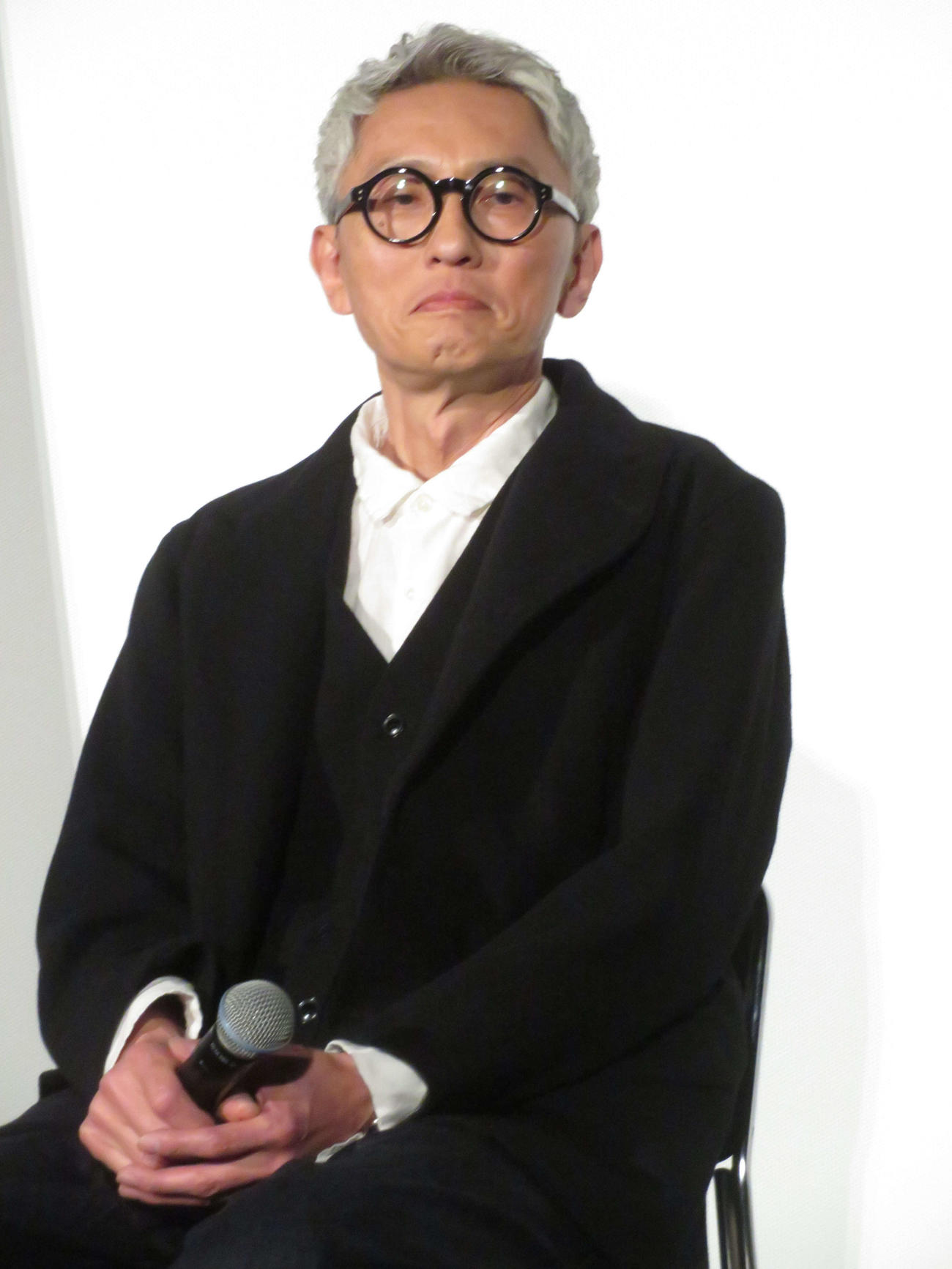 東京国際映画祭で行われた「劇映画　孤独のグルメ」ジャパンプレミアで感無量の表情を浮かべる松重豊（撮影・村上幸将）