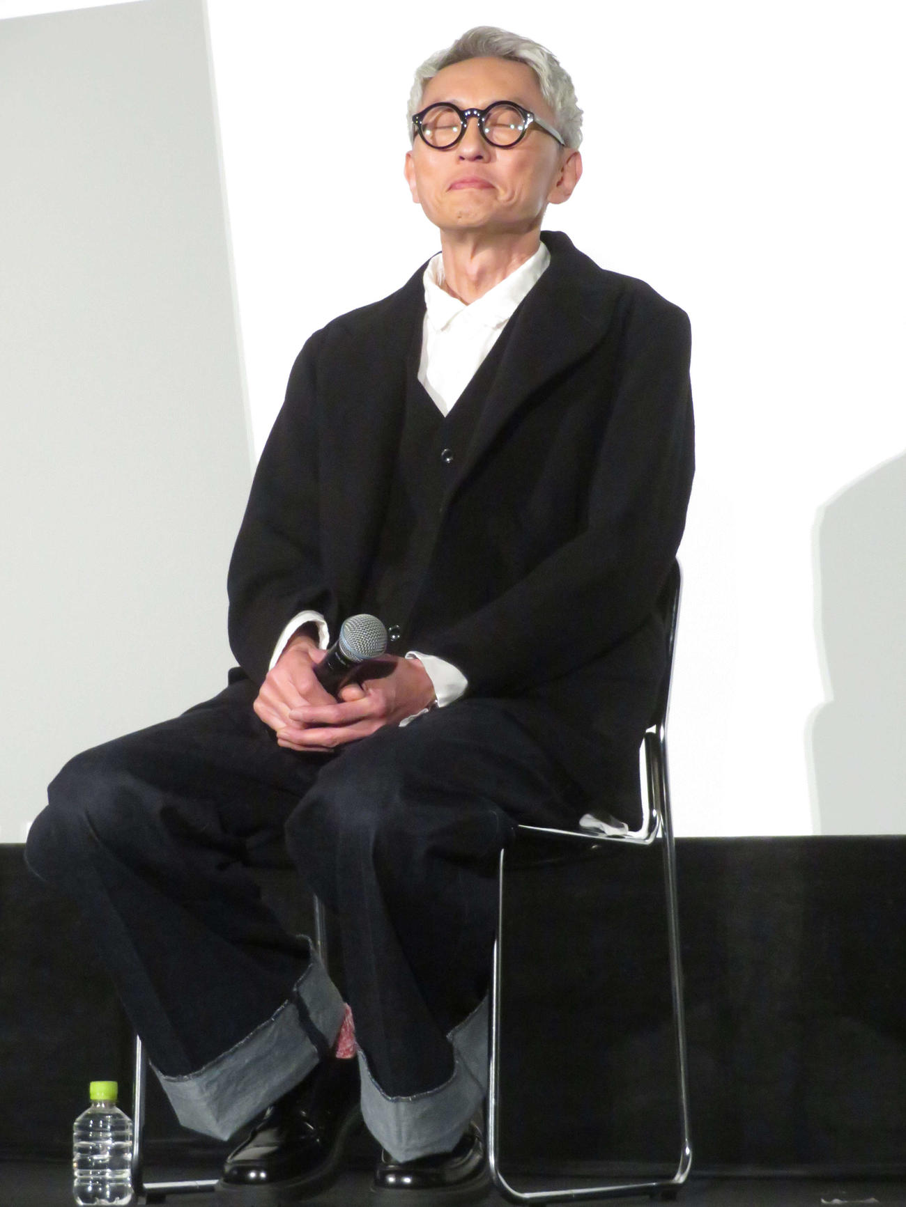 東京国際映画祭で行われた「劇映画　孤独のグルメ」ジャパンプレミアで感無量の表情を浮かべる松重豊（撮影・村上幸将）