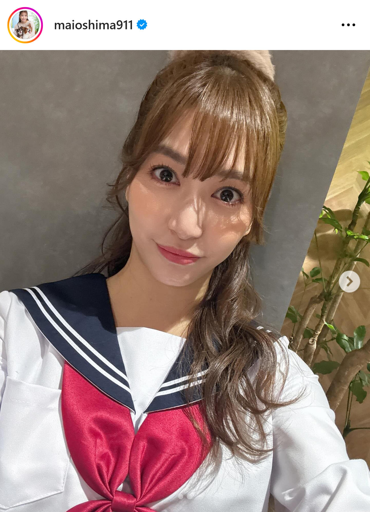 大島麻衣のインスタグラムから