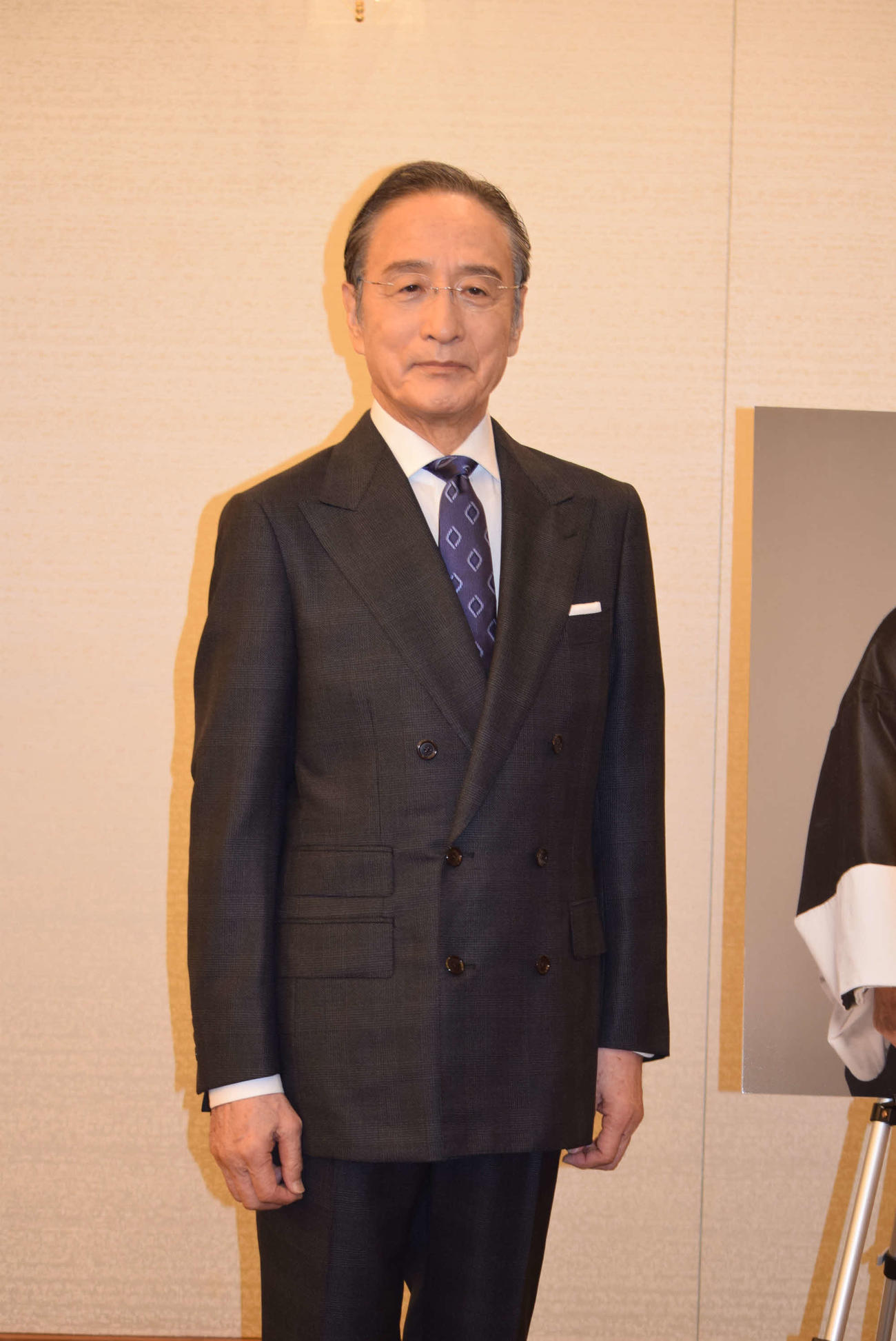 年末の風物詩「吉例顔見世興行」の取材会に出席した片岡仁左衛門（撮影・阪口孝志）