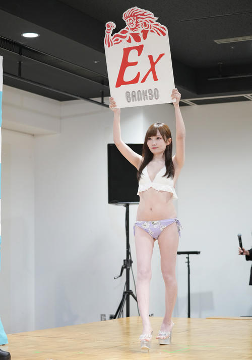 「RIZINガール2025」最終オーディションを受ける小枝凛（撮影・垰建太）