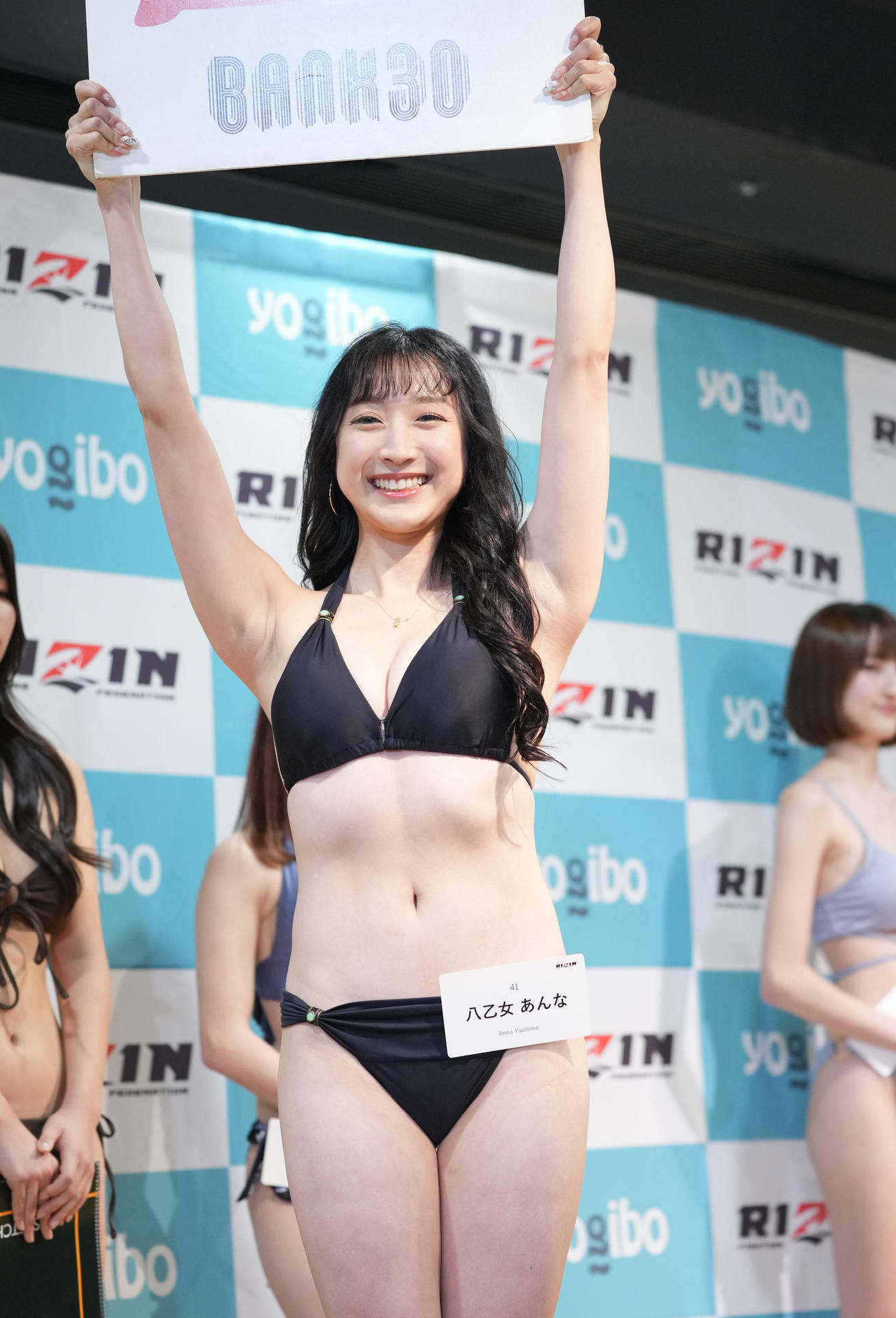 「RIZINガール2025」最終オーディションを受ける八乙女あんな（撮影・垰建太）