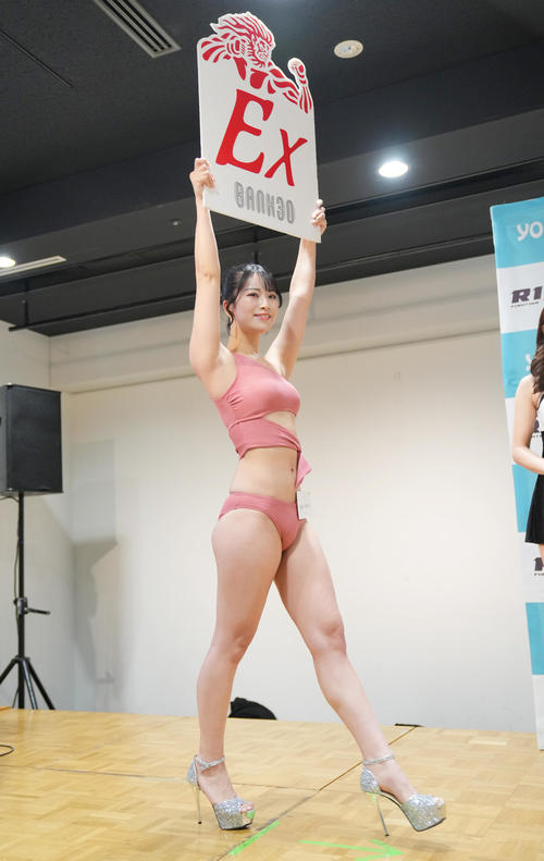 「RIZINガール2025」最終オーディションを受けるさかいゆりや（撮影・垰建太）