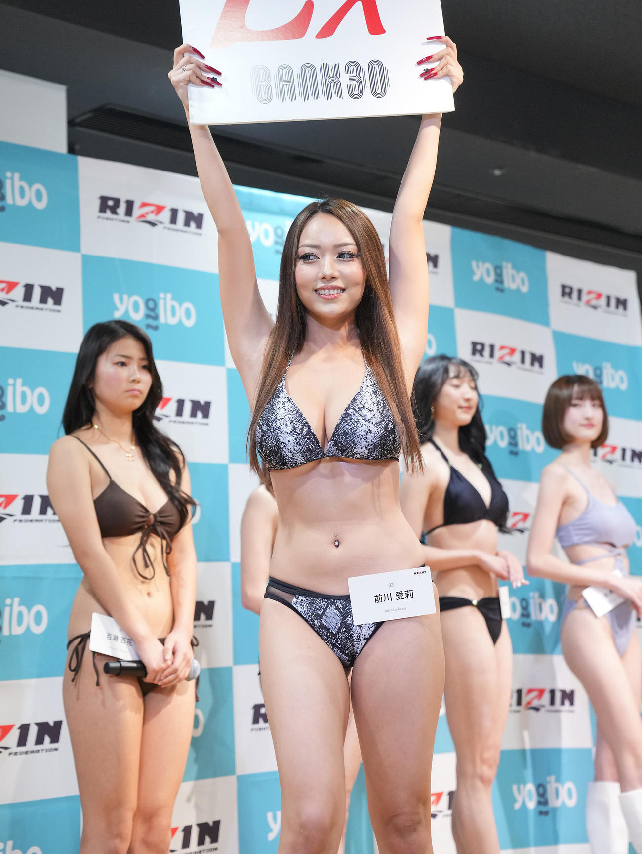 「RIZINガール2025」最終オーディションを受ける前川愛莉（撮影・垰建太）
