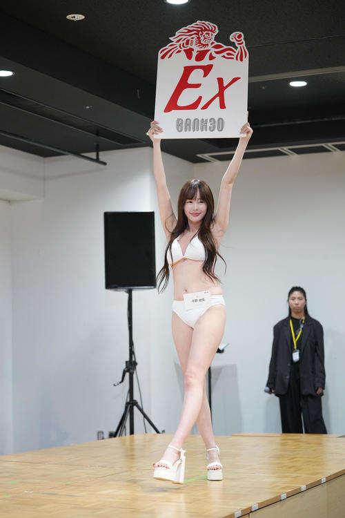 「RIZINガール2025」最終オーディションを受ける平野由佳(撮影・垰建太)