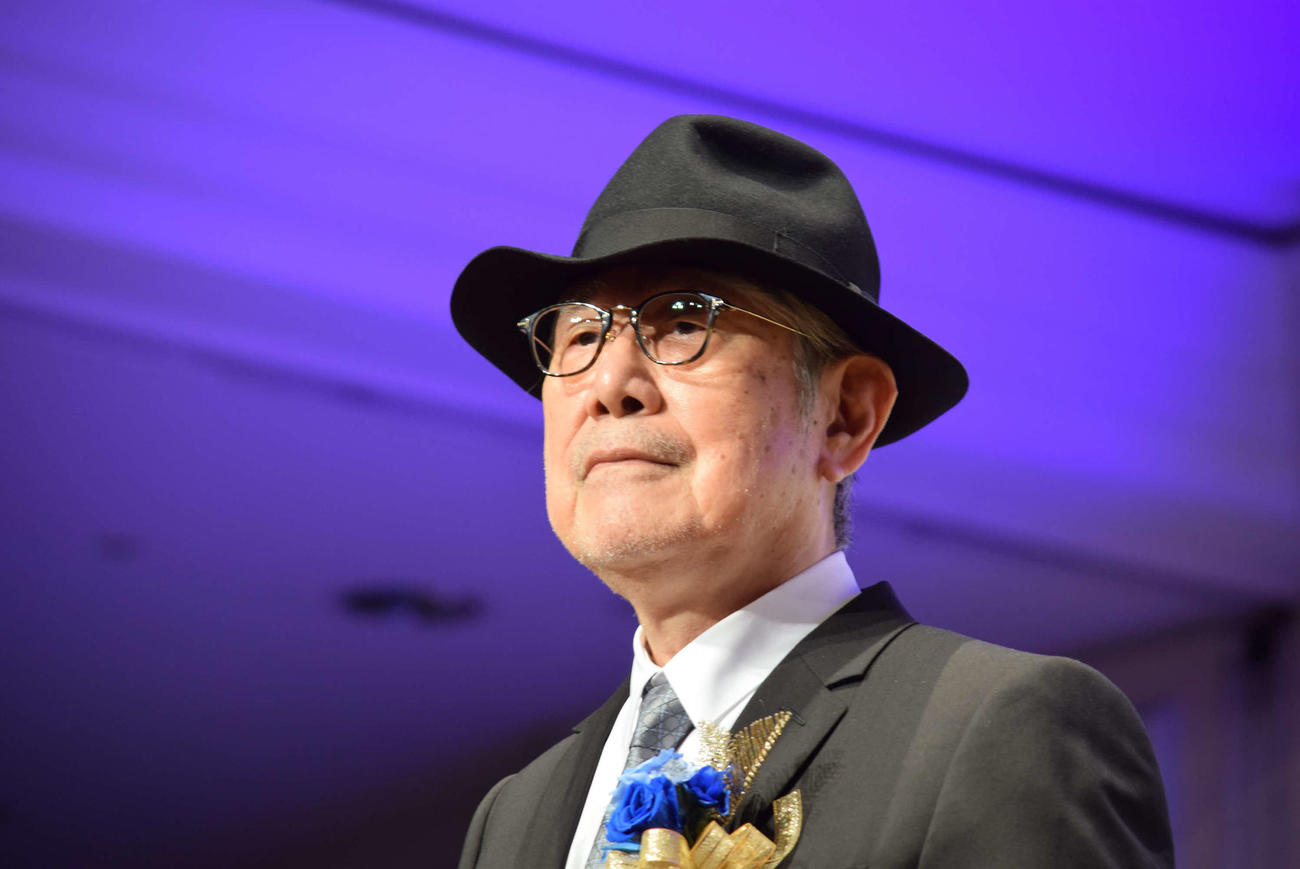 「第11回　ベスト・プロデュース賞」受賞した松本隆氏（撮影・阪口孝志）