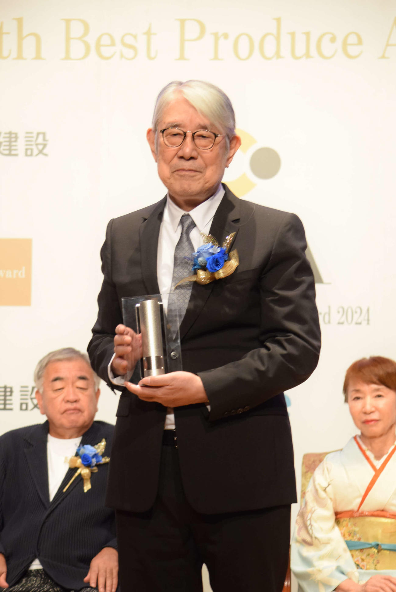 「第11回　ベスト・プロデュース賞」受賞した松本隆氏（撮影・阪口孝志）