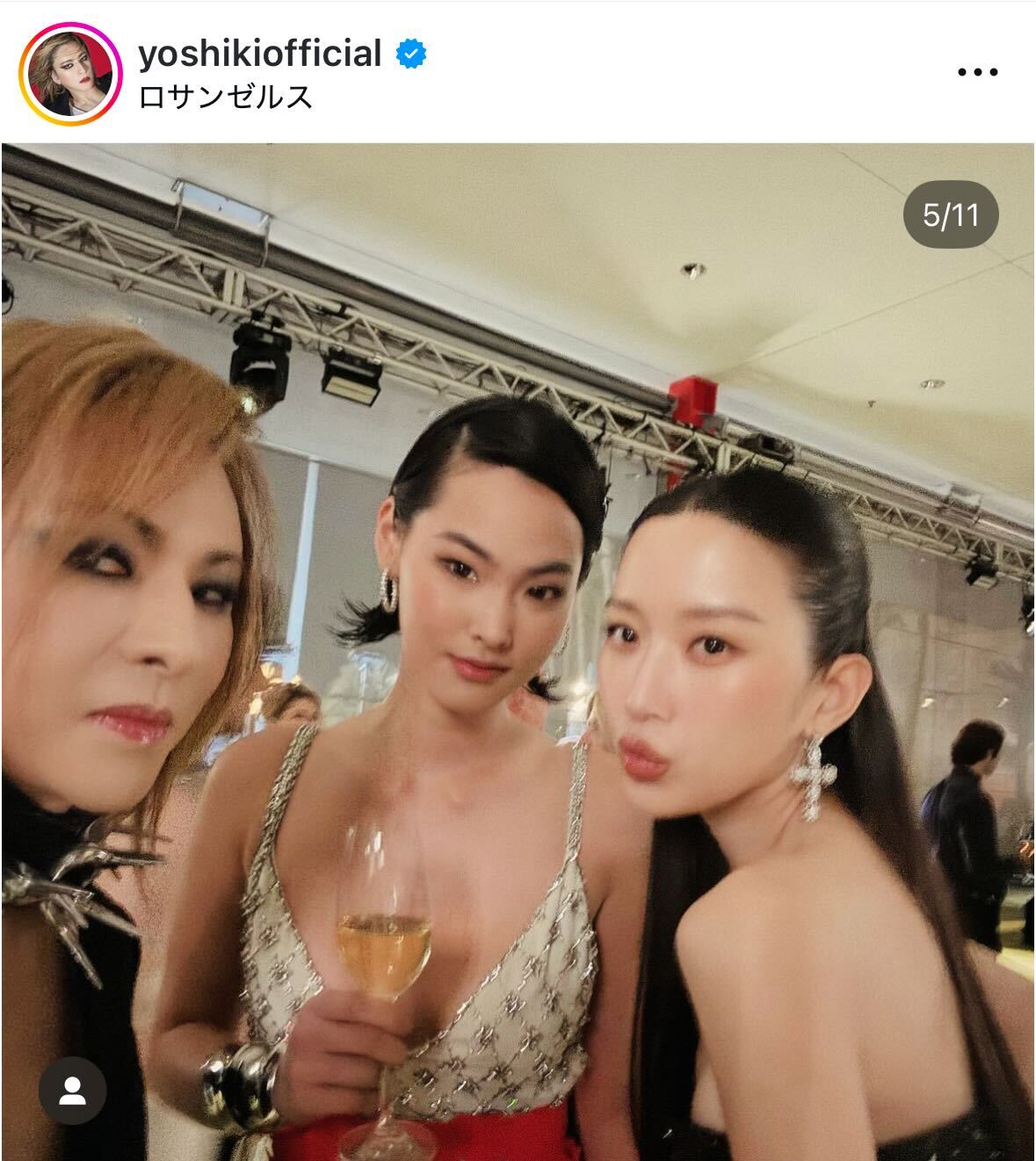 YOSHIKIのインスタグラムから