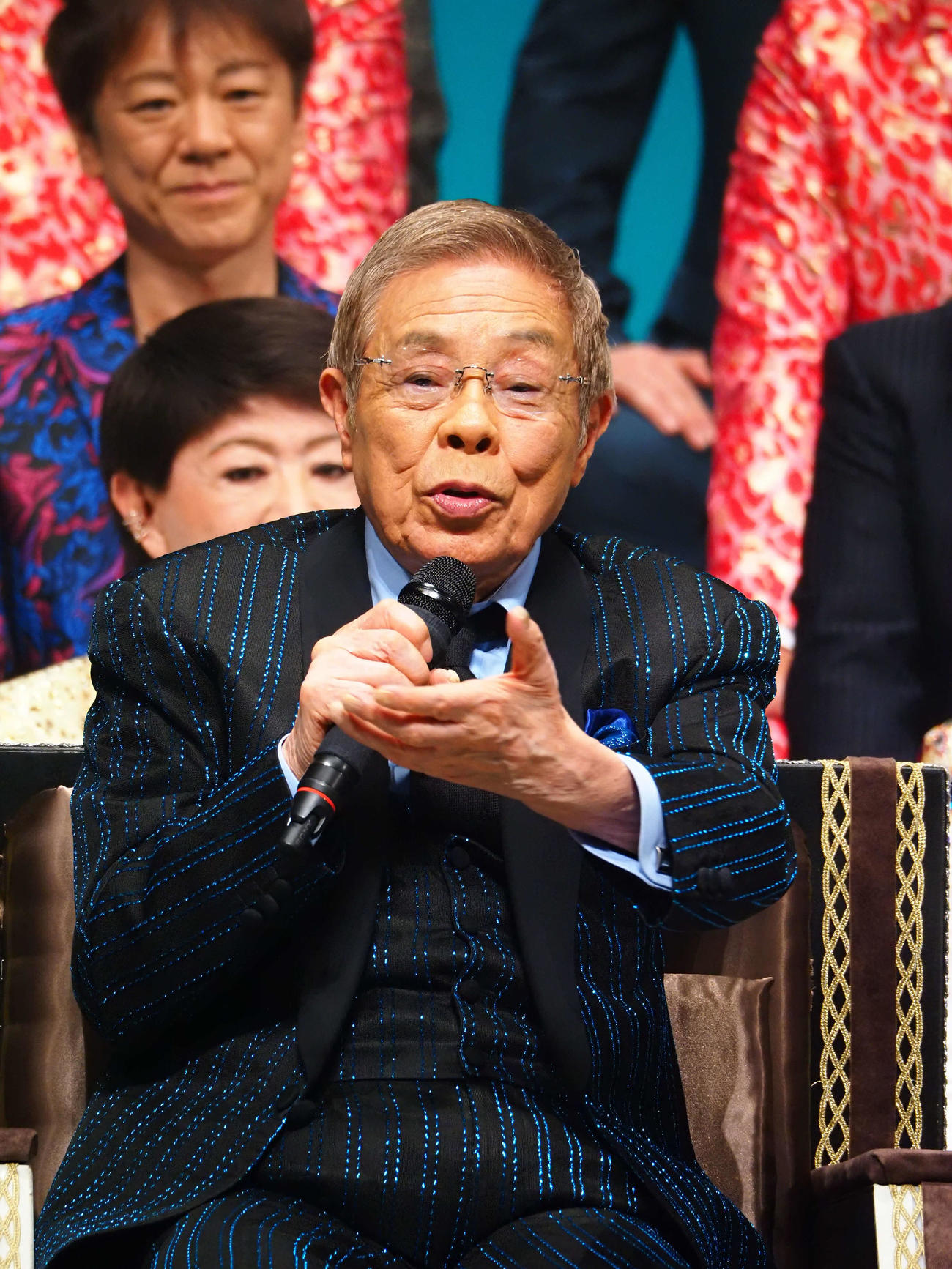 「令和・歌の祭典2024」に出演しトークする北島三郎