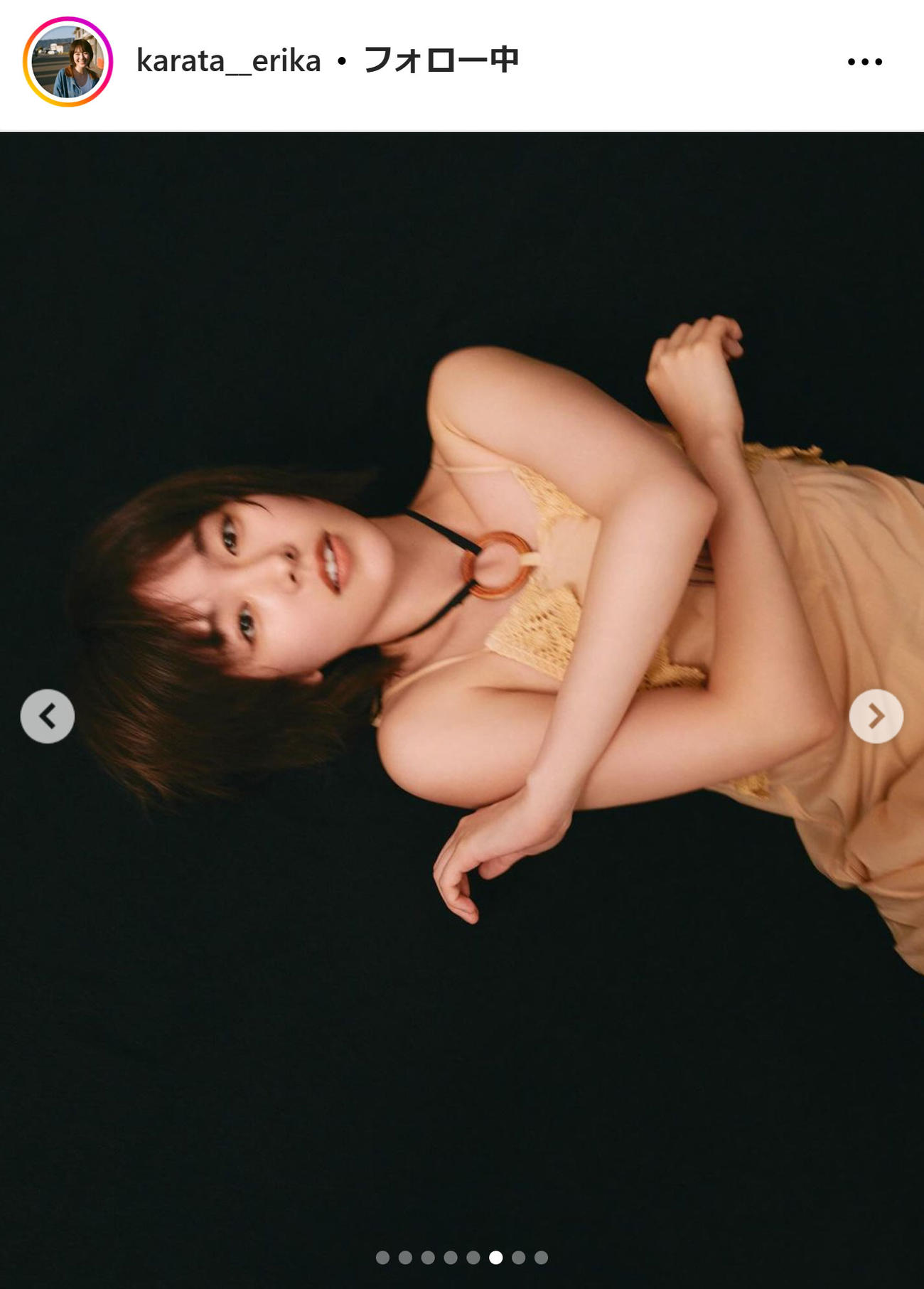唐田えりかのインスタグラムから