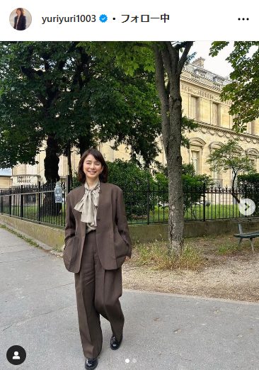 石田ゆり子のインスタグラムから