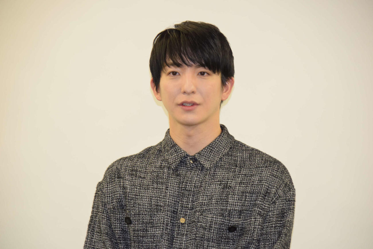 主演ミュージカル「ミセン」への思いを語った前田公輝（撮影・阪口孝志）