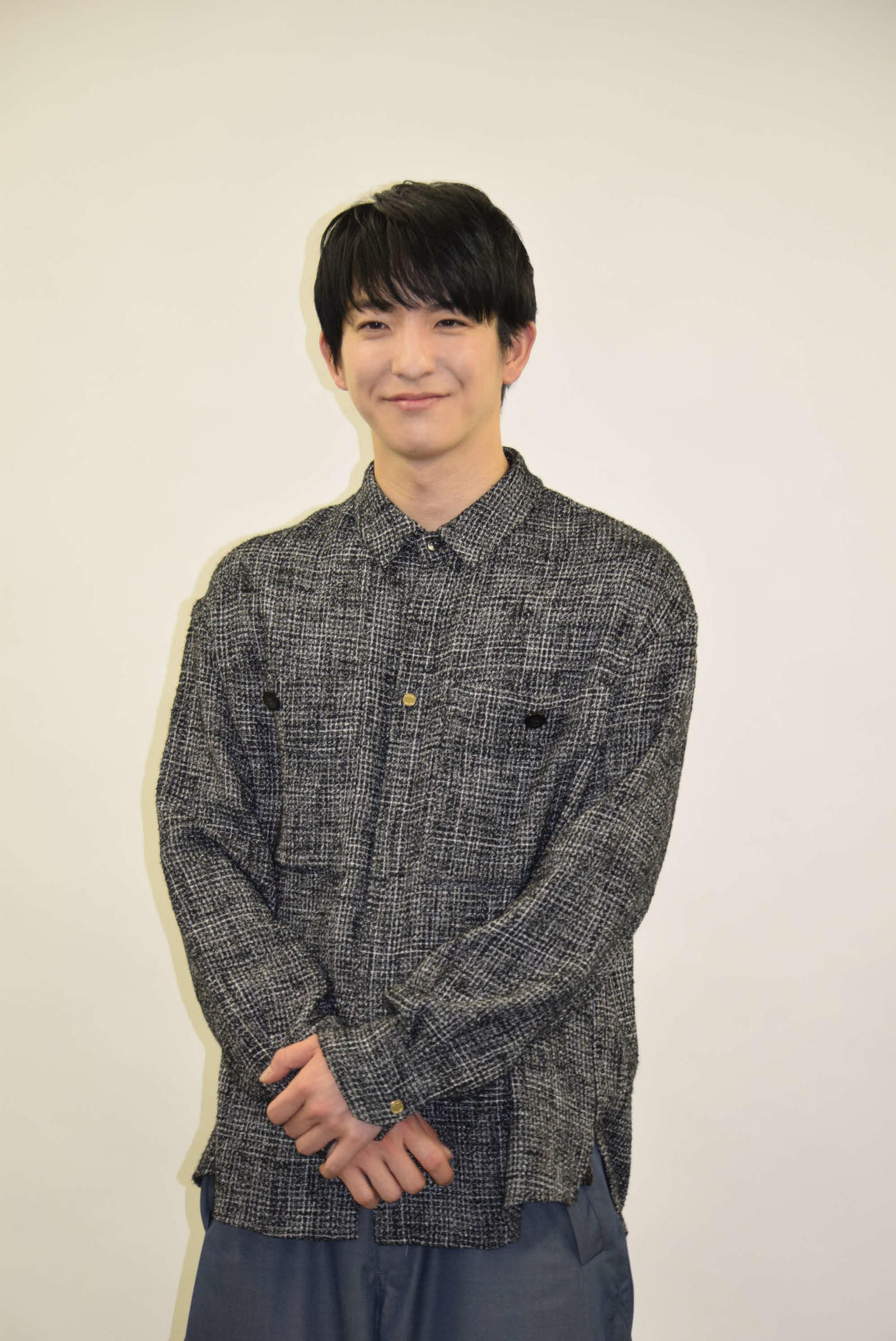 主演ミュージカル「ミセン」への思いを語った前田公輝（撮影・阪口孝志）
