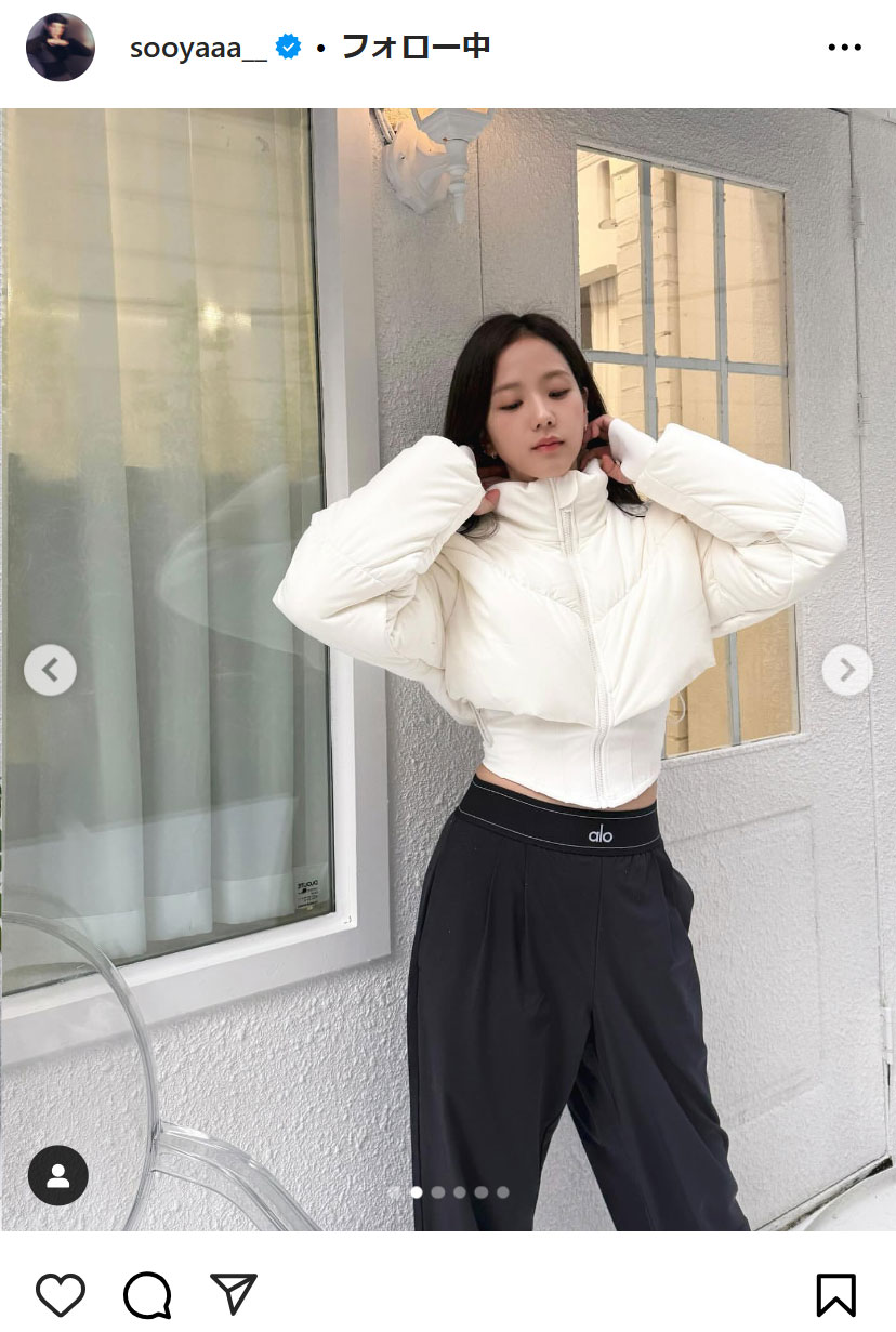 JISOOのインスタグラムから