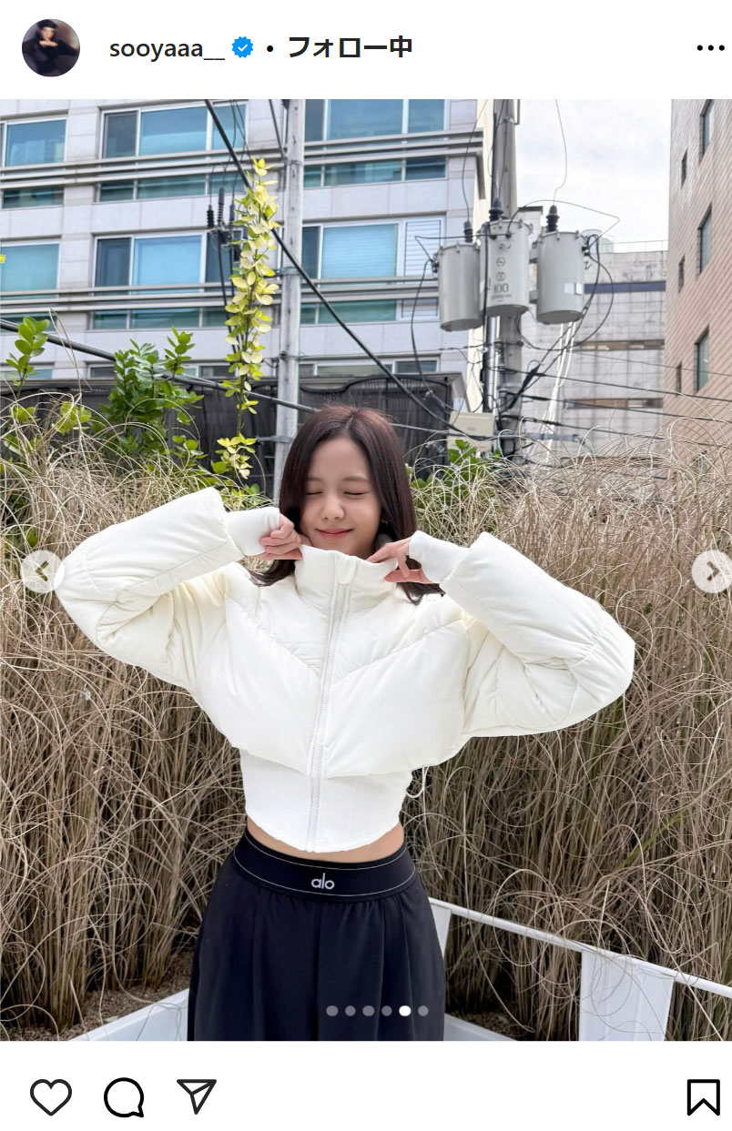 JISOOのインスタグラムから