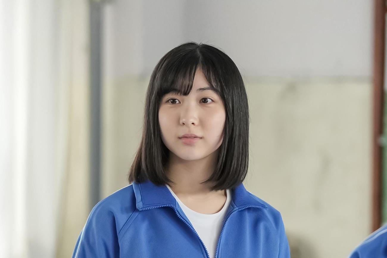 NHK朝ドラ「おむすび」で宮崎恵美を演じる中村守里（C）NHK