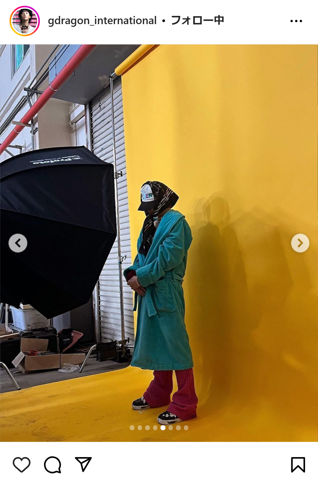 G－DRAGONのインスタグラムから