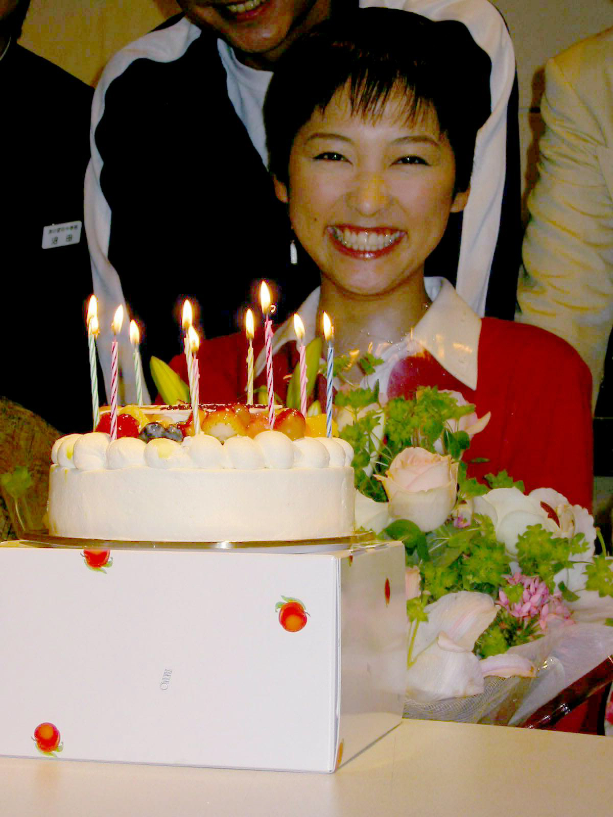 「さくら」と同じ23歳の誕生日を迎えた高野志穂(2002年10月撮影)