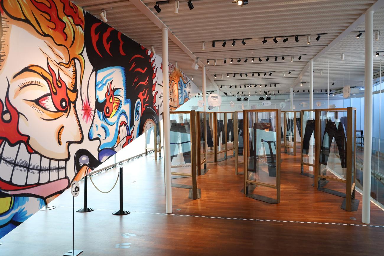ヴィンテージデニム展示会「STAY BRAVE」会場の様子