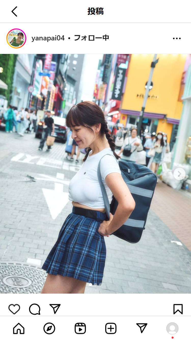 柳瀬さきのインスタグラムから