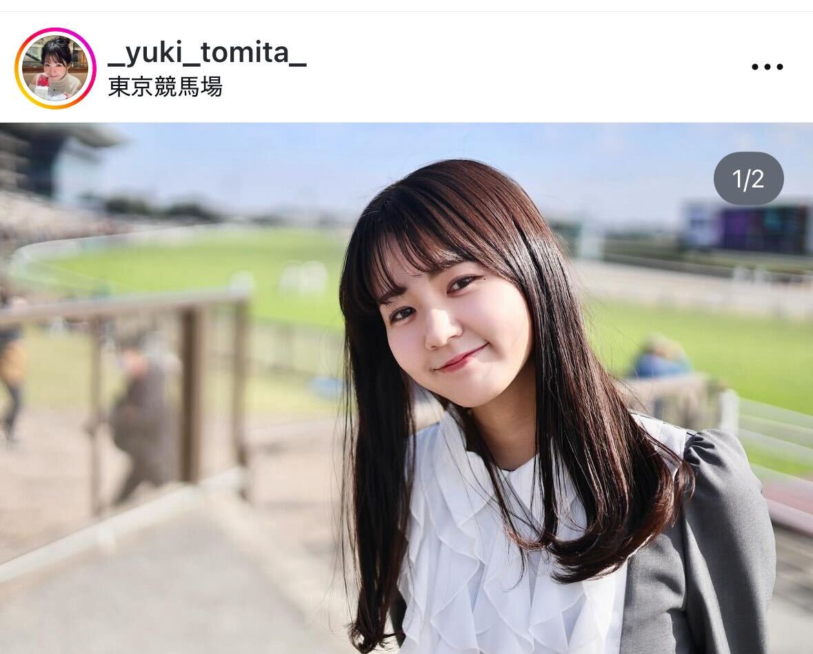 冨田有紀アナのインスタグラムから