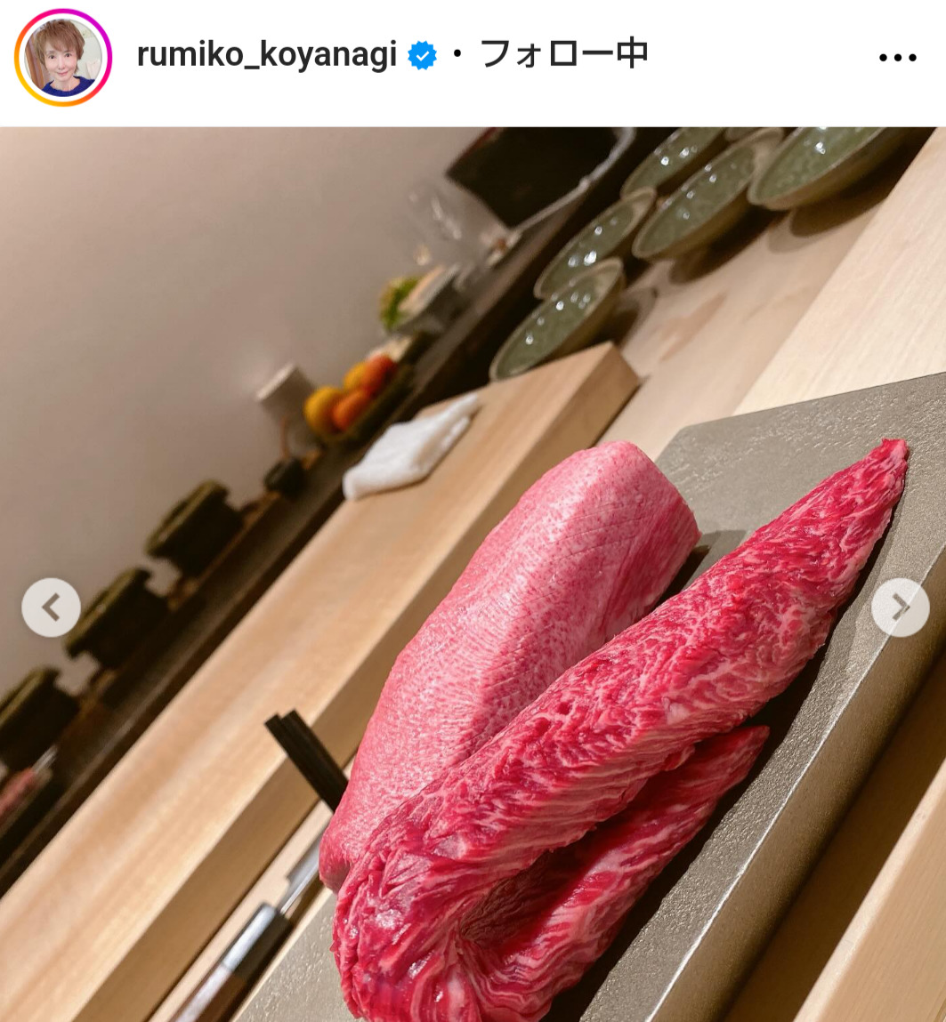 小柳ルミ子のインスタグラムから