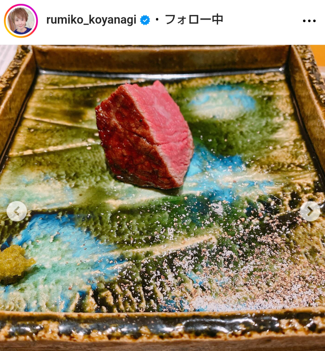 小柳ルミ子のインスタグラムから