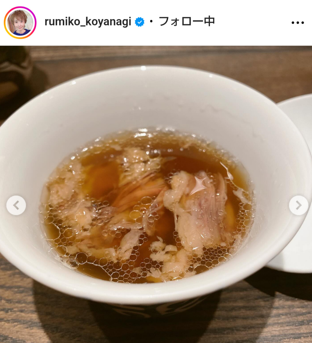 小柳ルミ子のインスタグラムから
