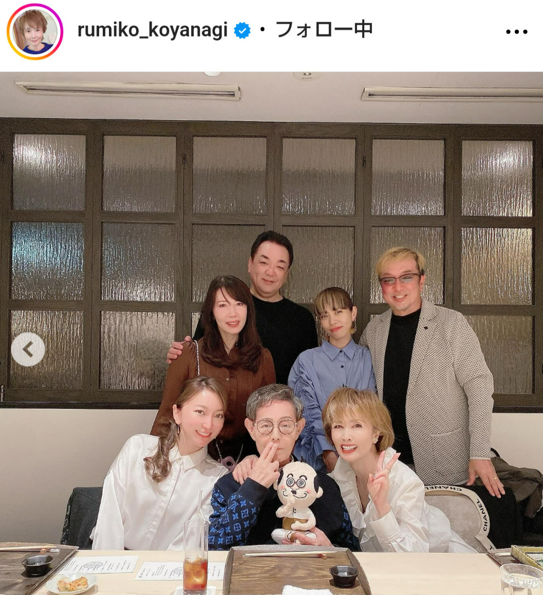 小柳ルミ子のインスタグラムから