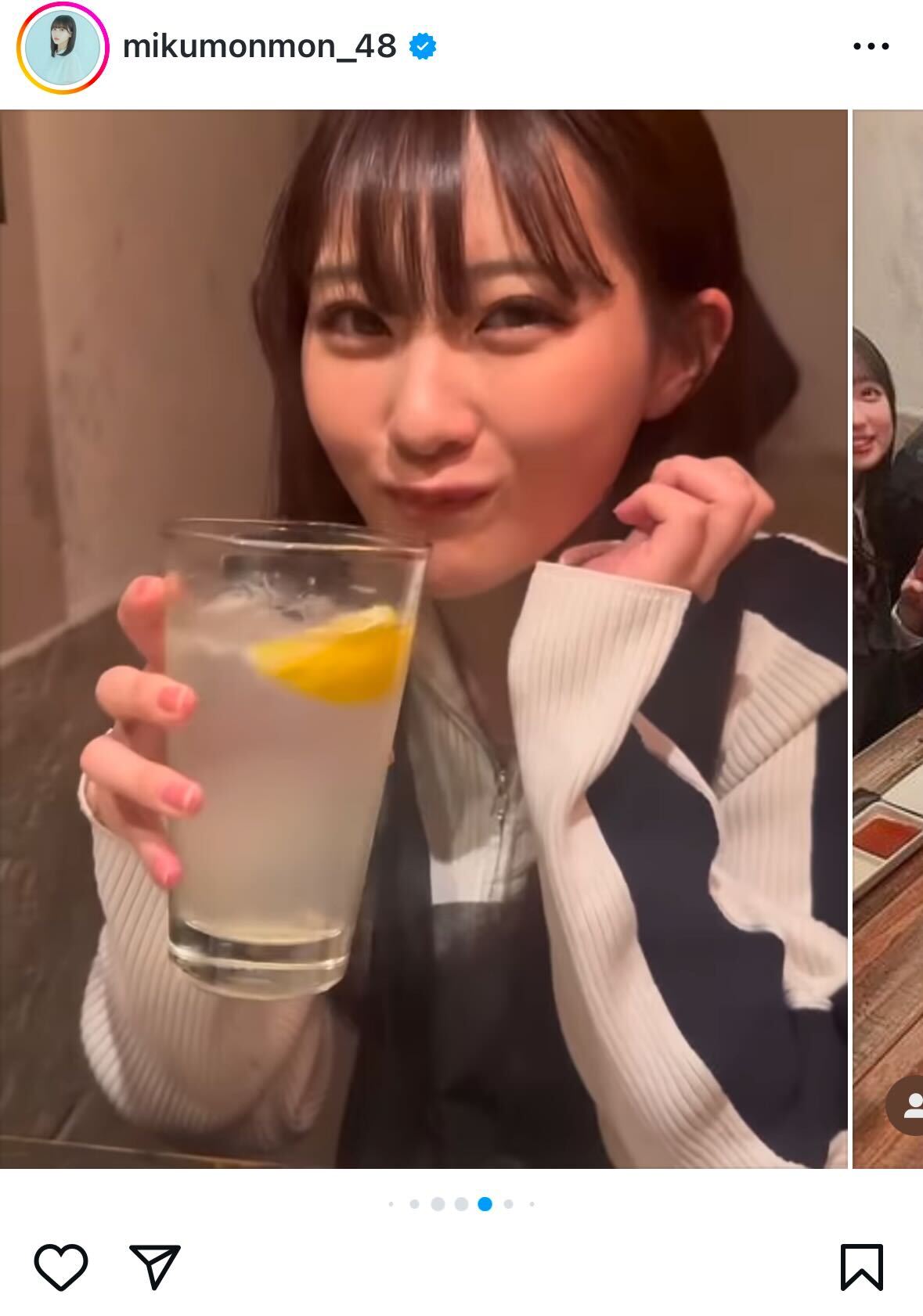 田中美久インスタグラムから