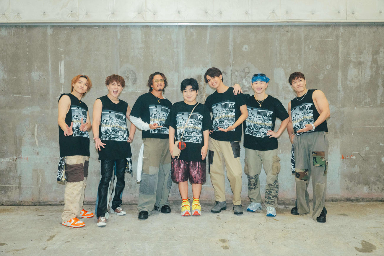 「GENERATIONS LIVE TOUR 2024”GENERATIONS 2．0”」広島公演にスペシャルゲストとして登場した加藤諒（中央）とGENERATIONS