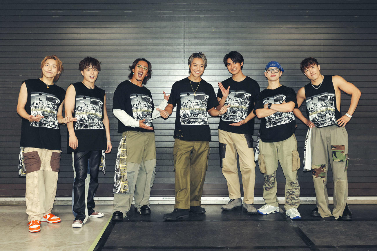 「GENERATIONS LIVE TOUR 2024”GENERATIONS 2．0”」大阪公演にスペシャルゲストとして登場したEXILE TAKAHIRO（中央）とGENERATIONS