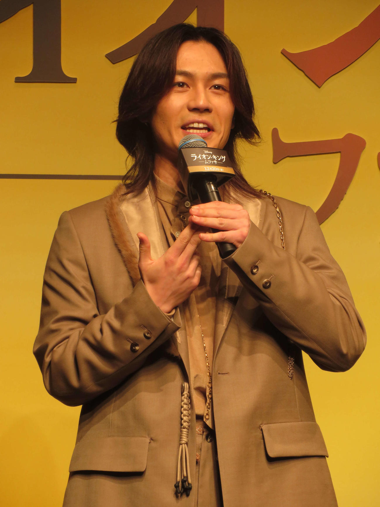 映画「ライオン・キング：ムファサ」のイベントに出席した松田元太