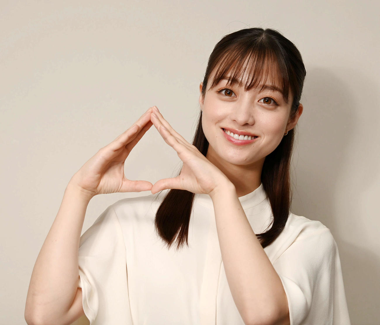 NHK連続テレビ小説「おむすび」のヒロイン橋本環奈（2024年9月4日）