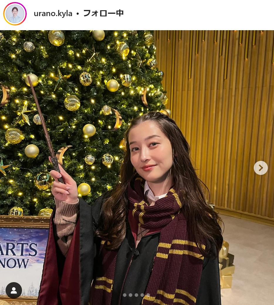 浦野芽良アナのインスタグラムから