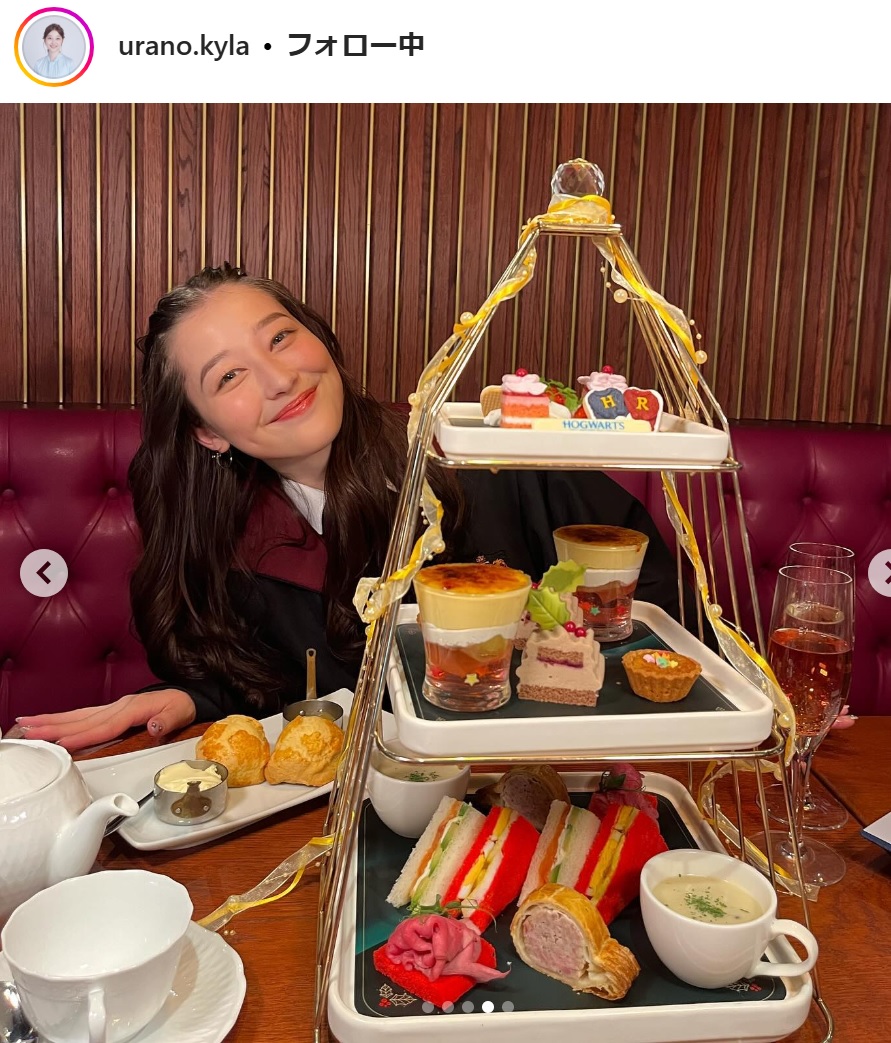 浦野芽良アナのインスタグラムから