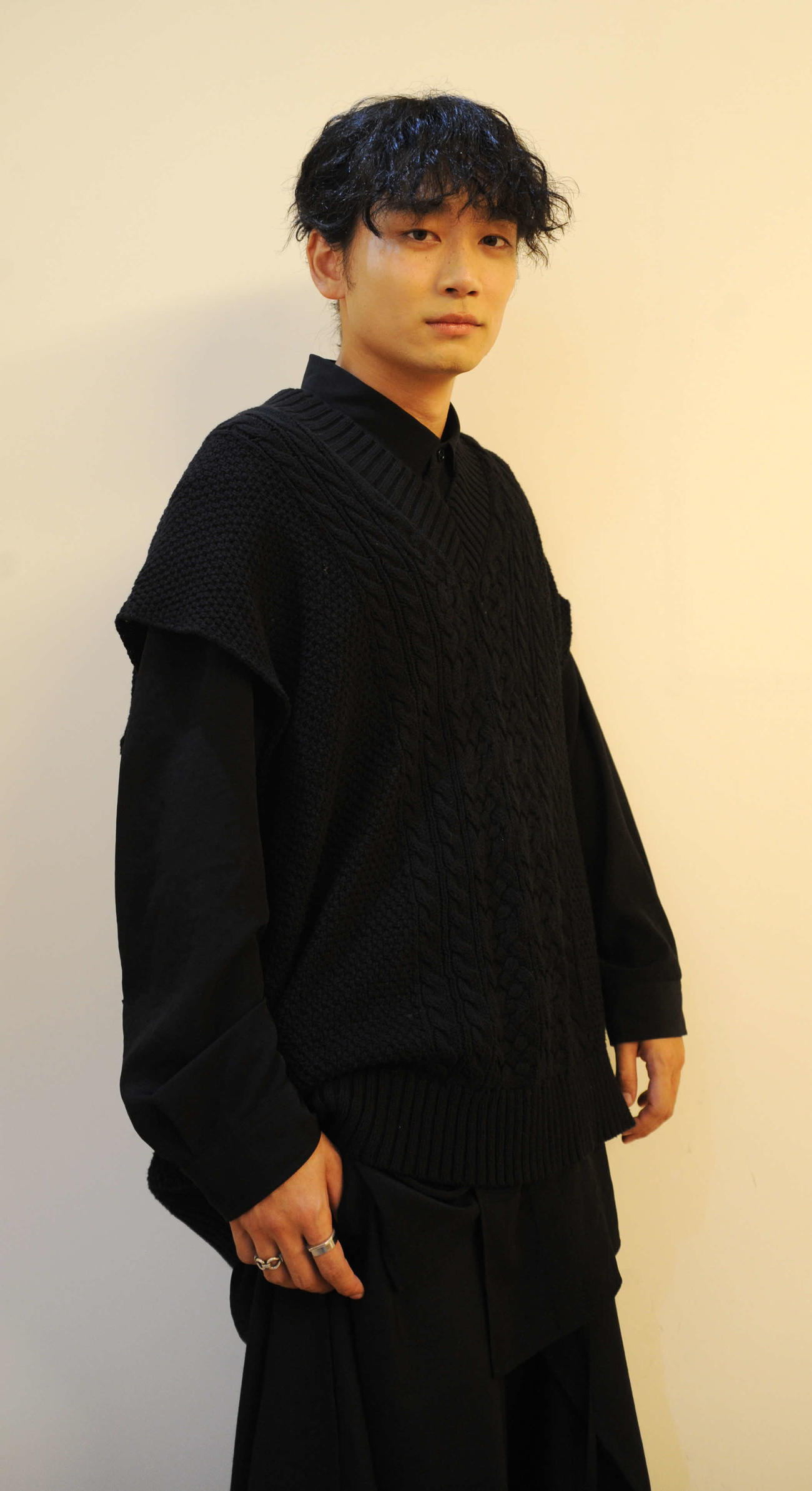 取材に応じた三浦健人（撮影・松尾幸之介）