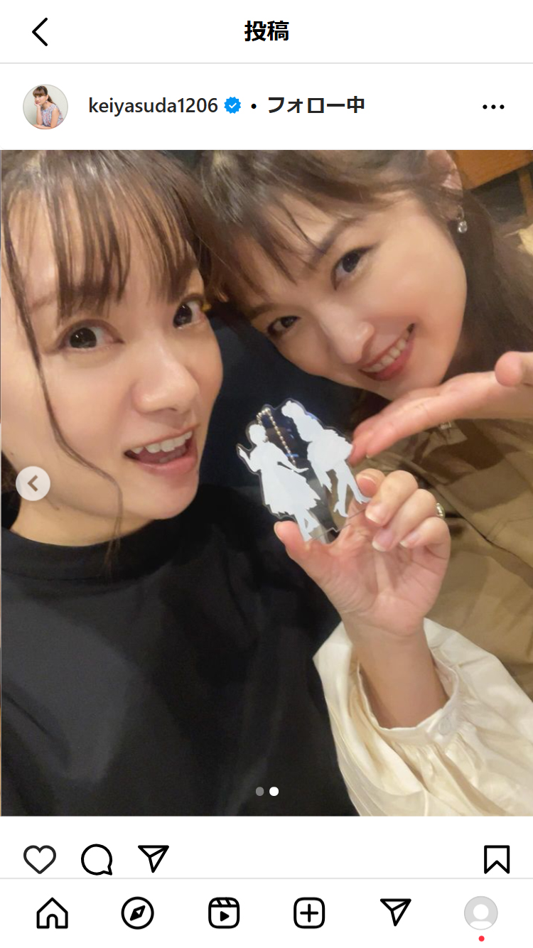 保田圭のインスタグラムから