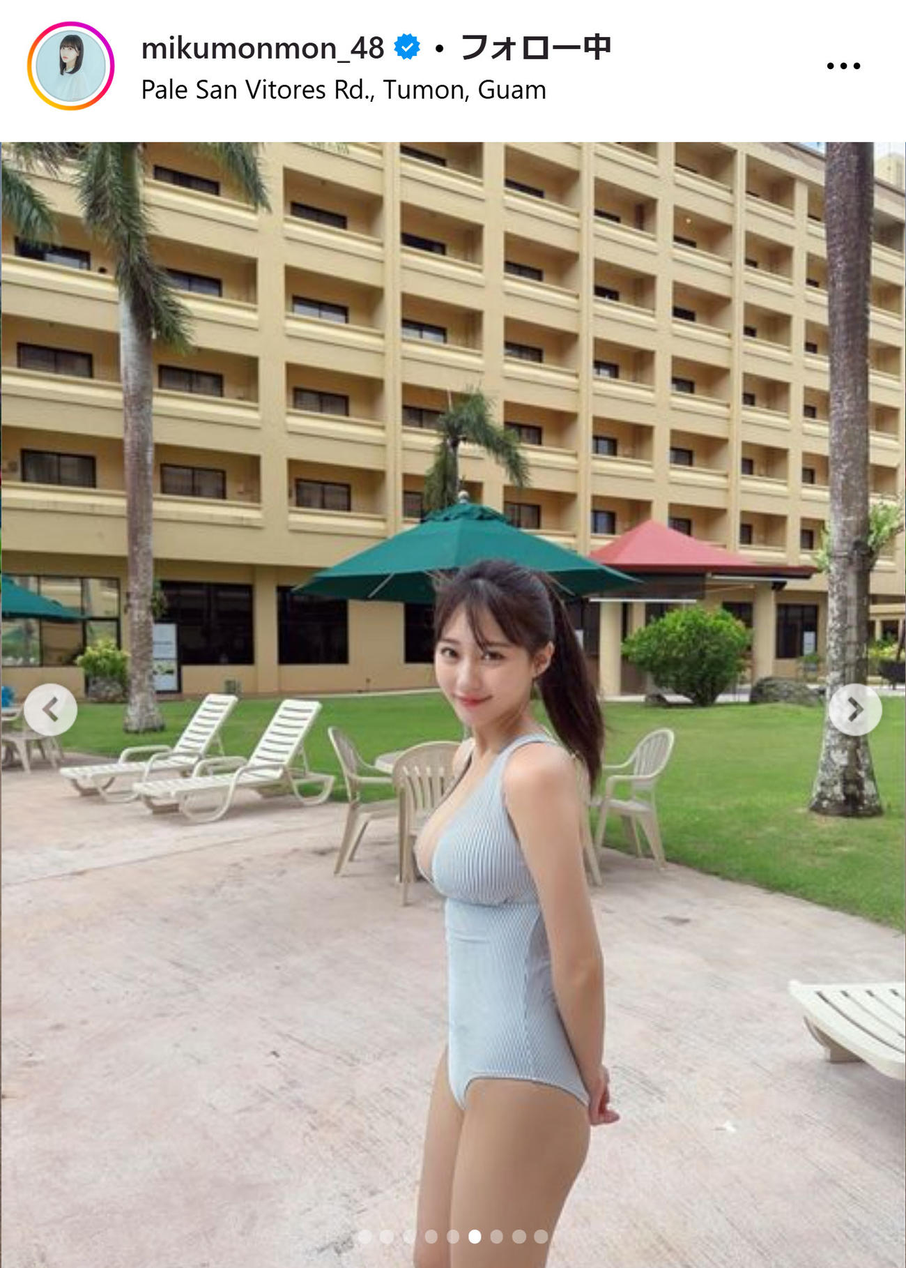 田中美久のインスタグラムから