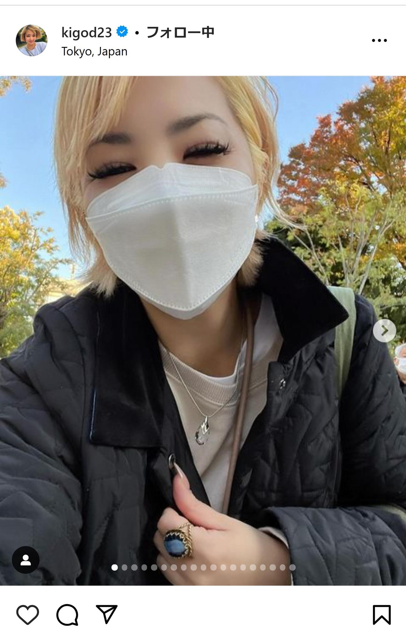 希良梨のインスタグラムから
