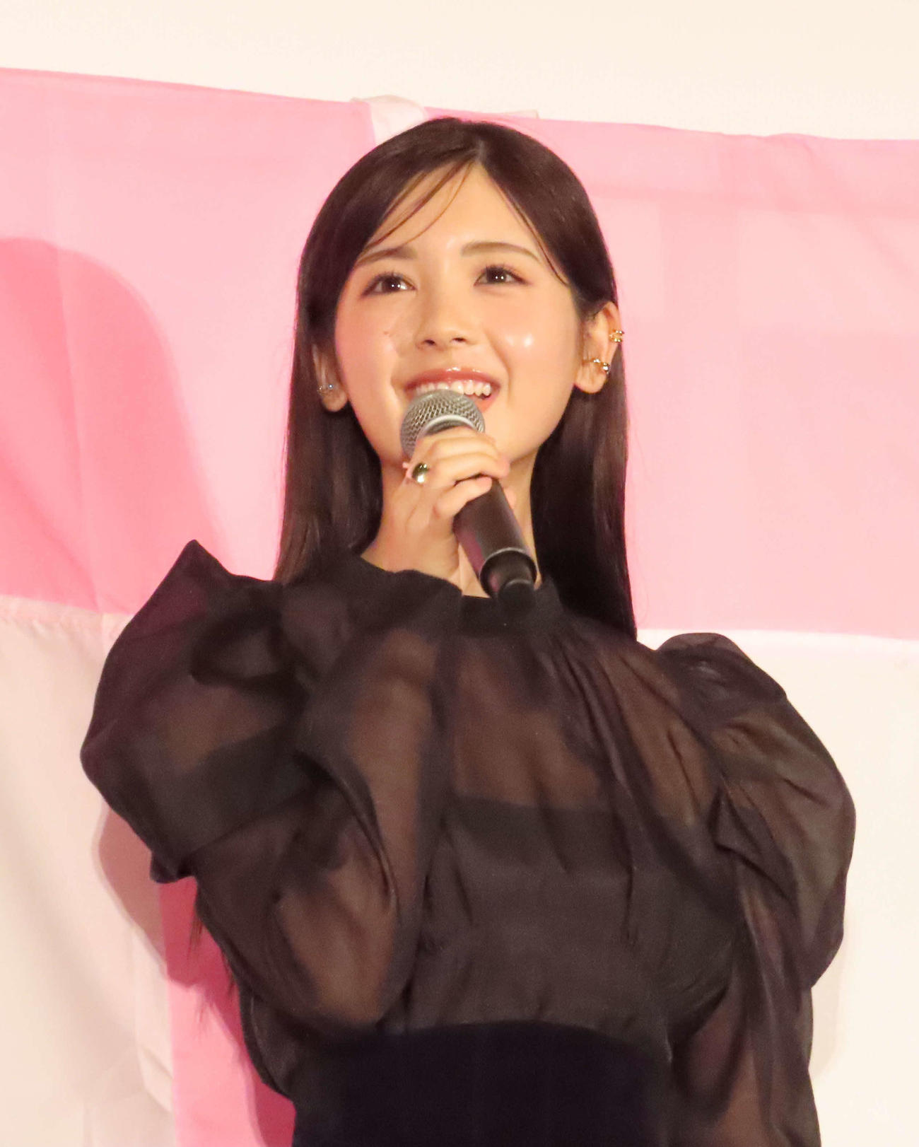 「矢野くんの普通の日々」公開記念舞台あいさつに出席した乃木坂46筒井あやめ