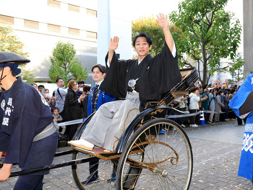 片片岡愛之助「特別演出で大スペクタクル」市川中車「来年も再来年も」立川立飛歌舞伎セレモニー