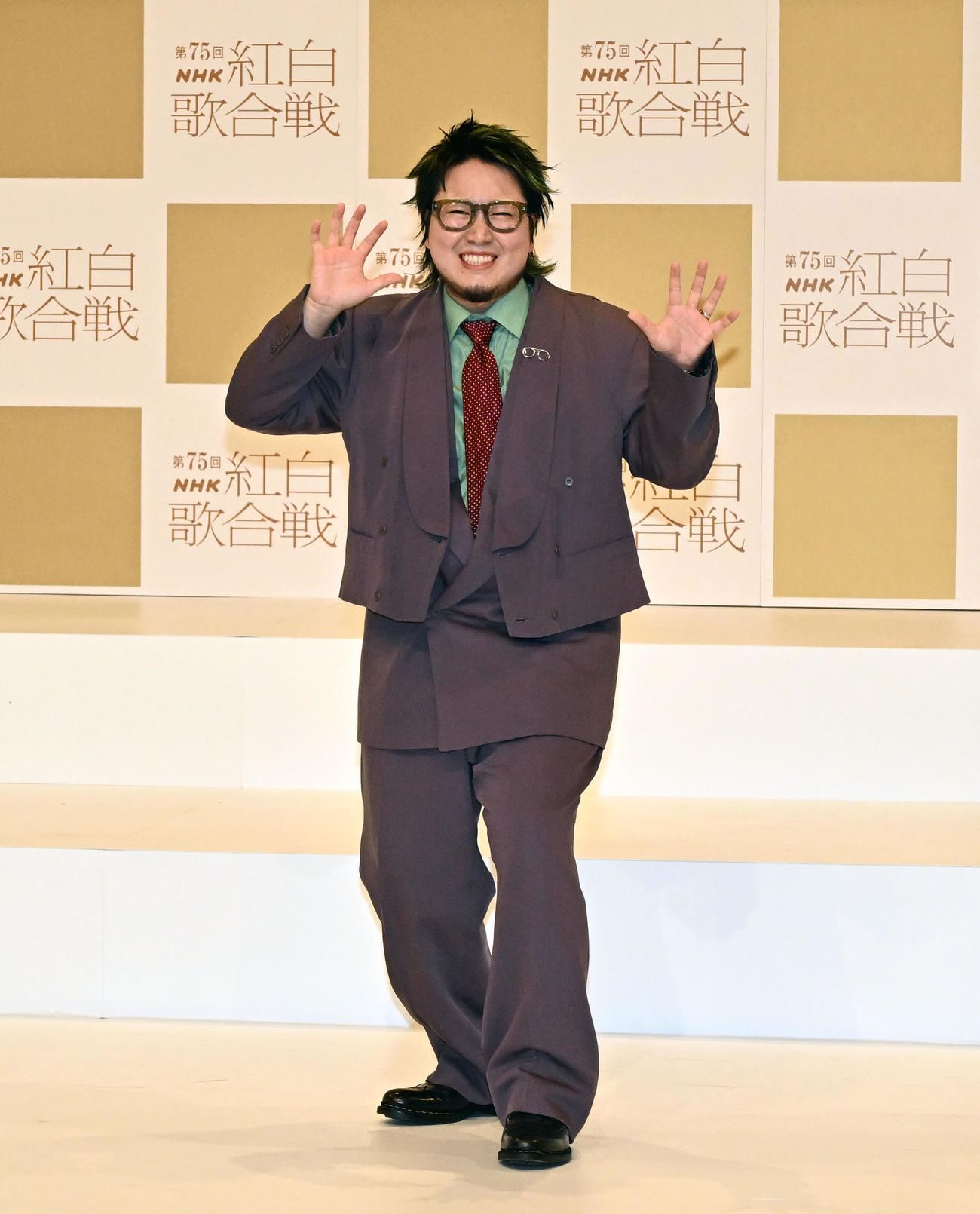 第75回NHK紅白歌合戦に初出場が決まったこっちのけんと（撮影・千葉一成）