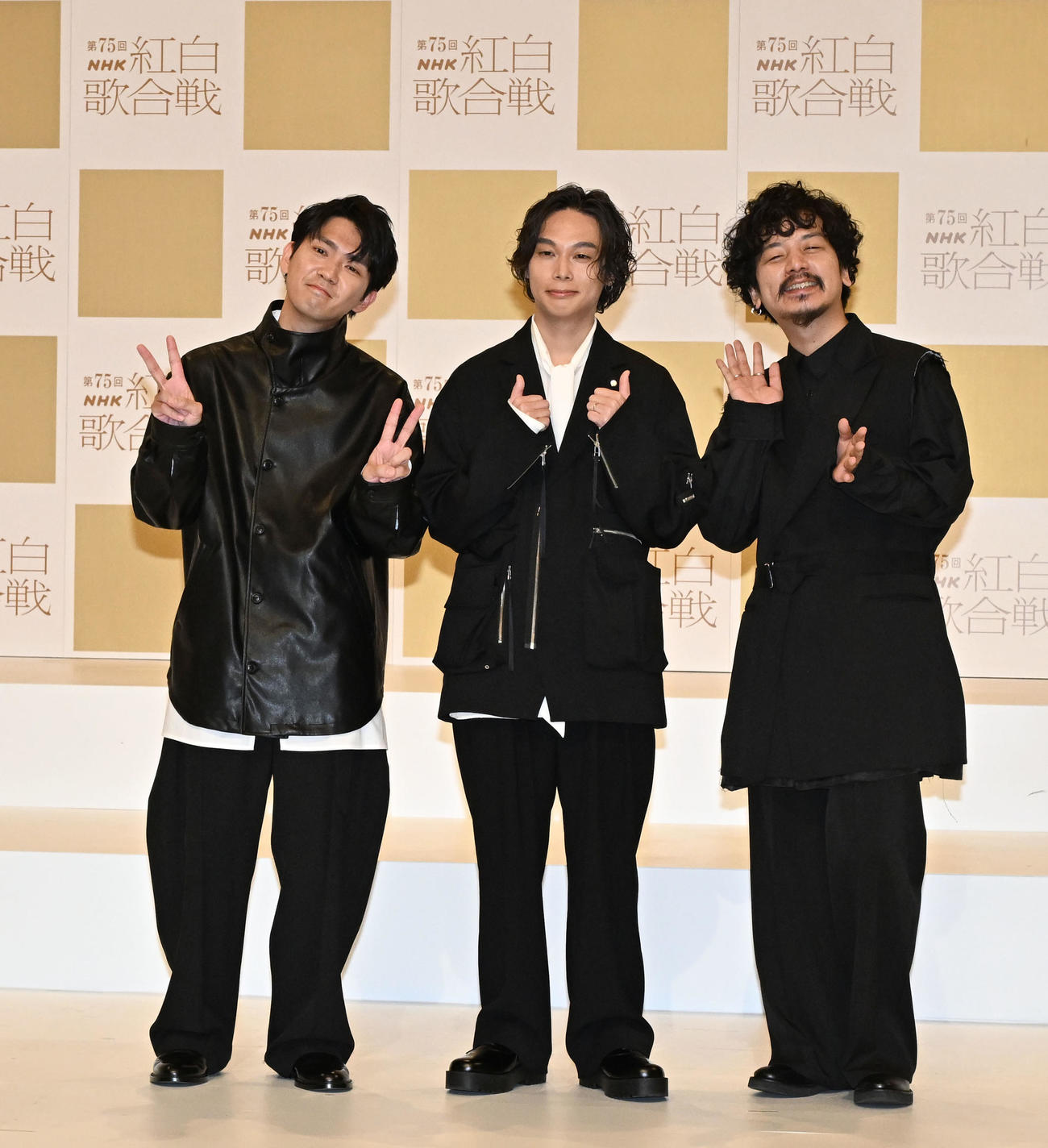 第75回NHK紅白歌合戦に初出場が決まったOmoinotake（撮影・千葉一成）