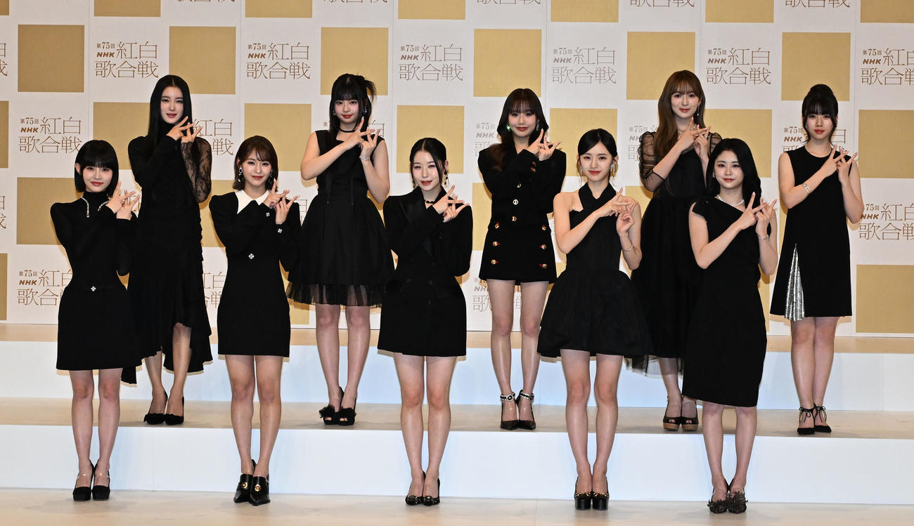 第75回NHK紅白歌合戦に初出場が決まった8ME:I（撮影・千葉一成）