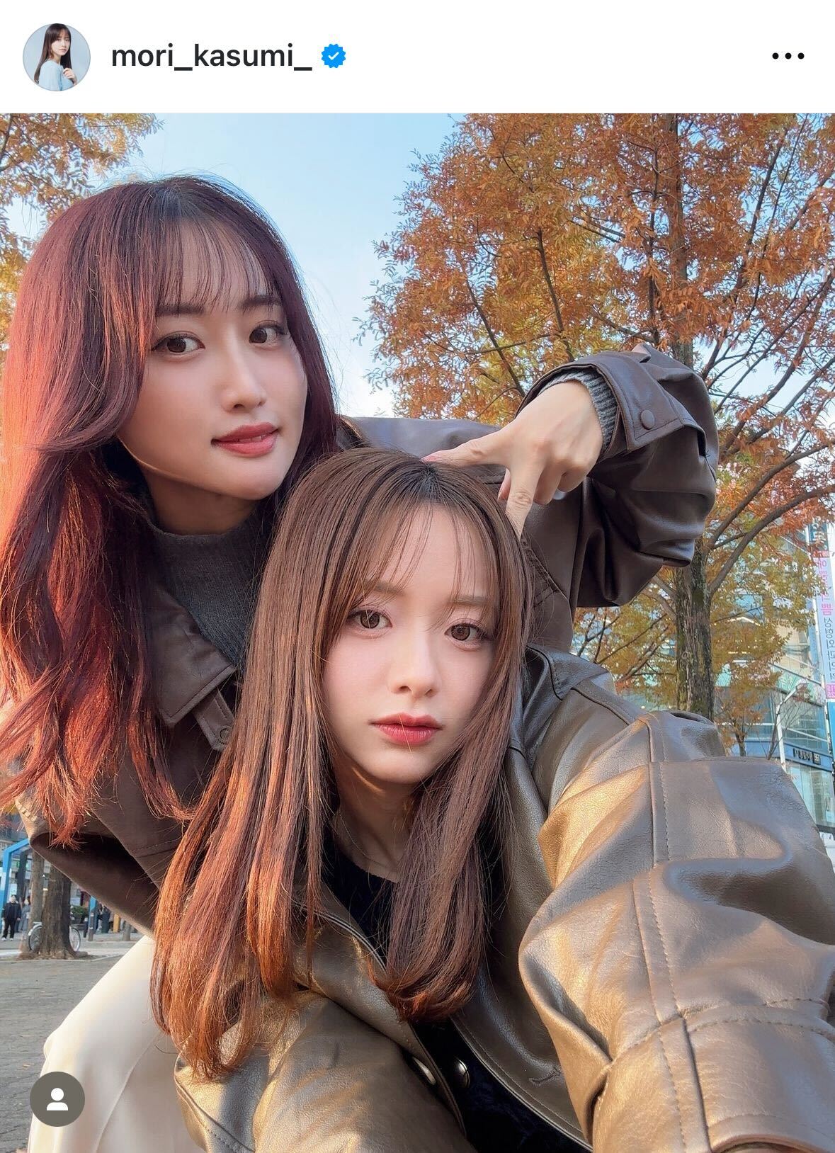 森香澄のインスタグラムから