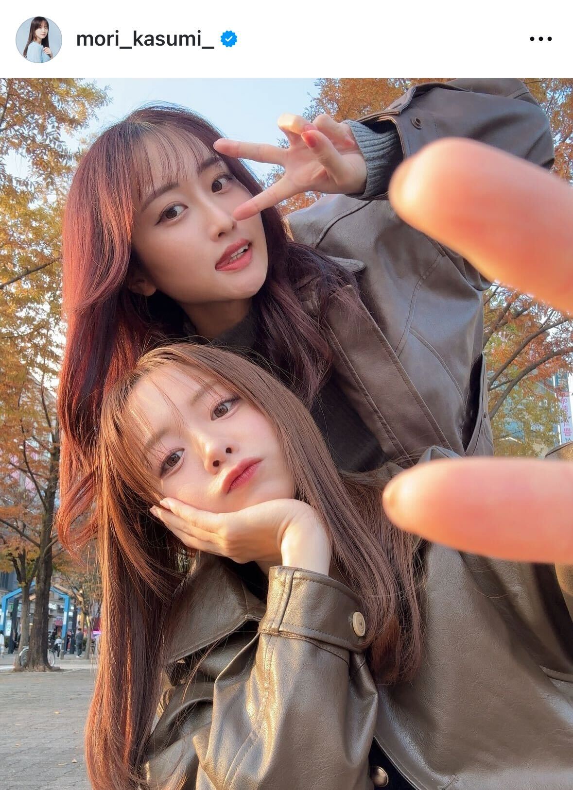 森香澄のインスタグラムから