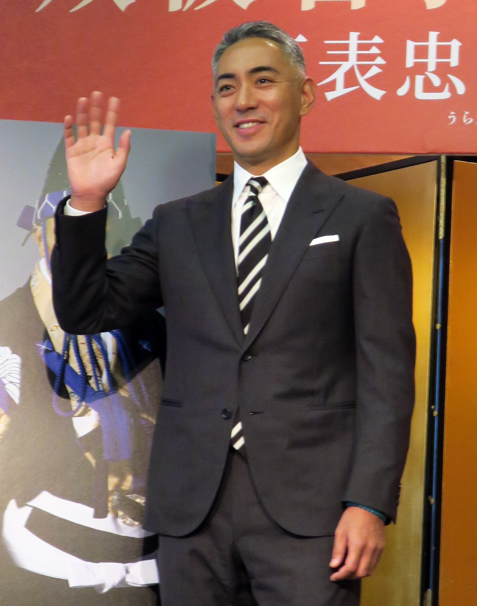 新橋演舞場25年1月公演「双仮名手本三升　裏表忠臣蔵」取材会に登場した市川團十郎