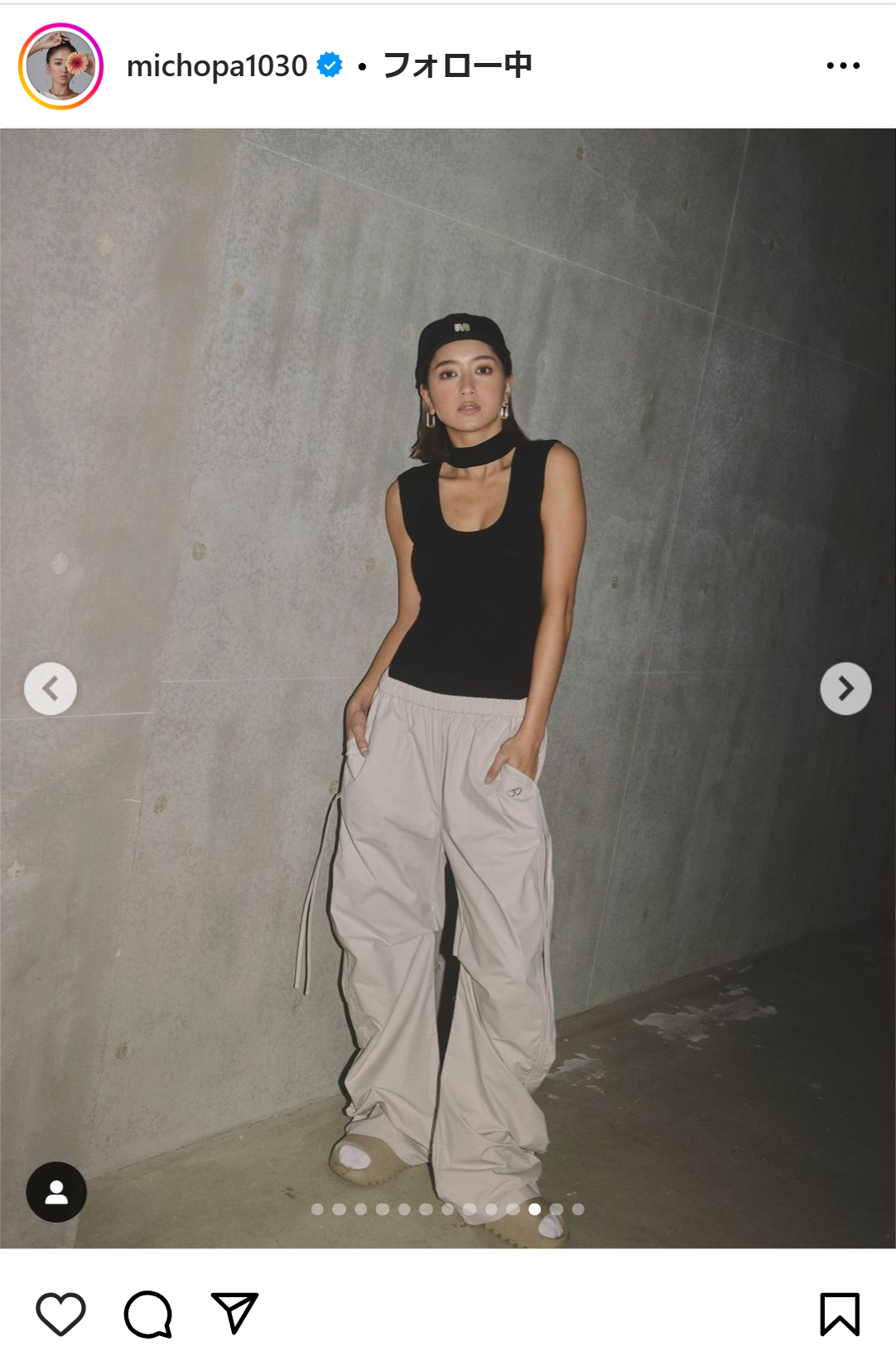 みちょぱのインスタグラムから