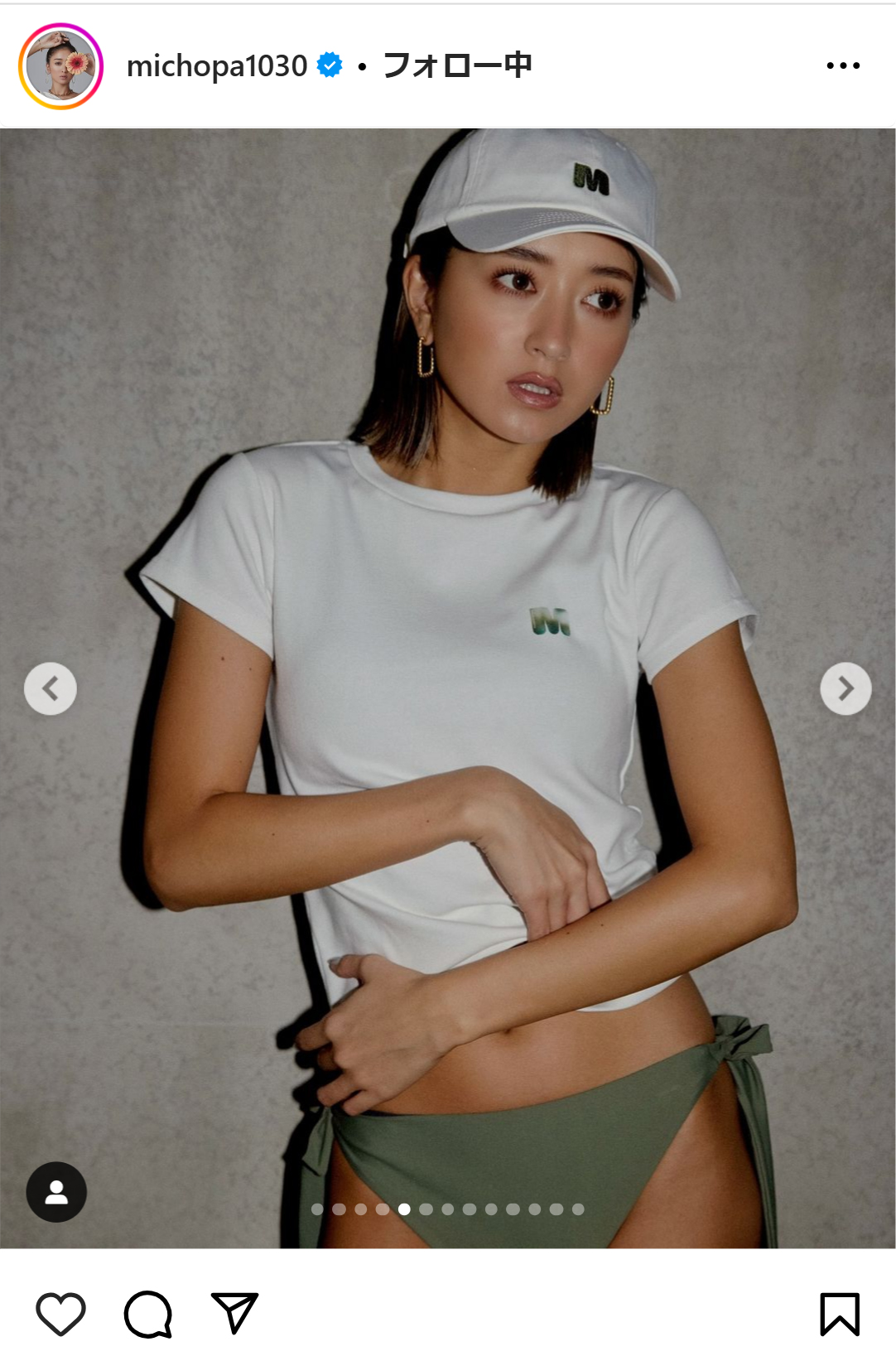 みちょぱのインスタグラムから